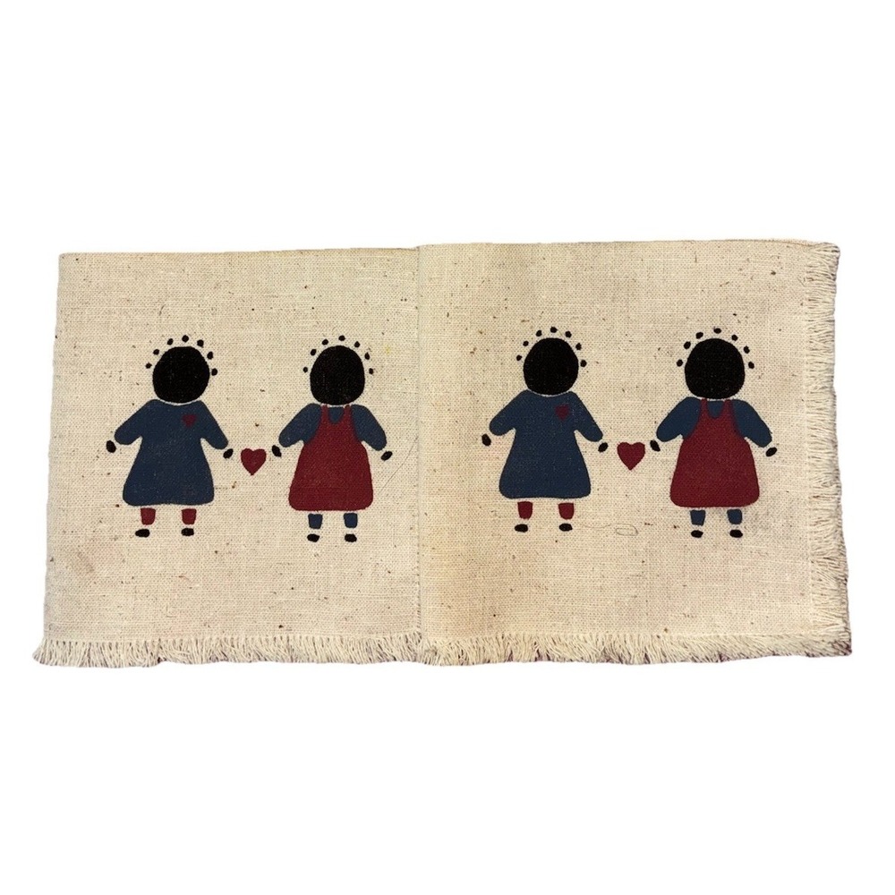 Alice's Country Cottage Cocktail Napkins Linen Handcrafted Farmhouse Cottage (2)